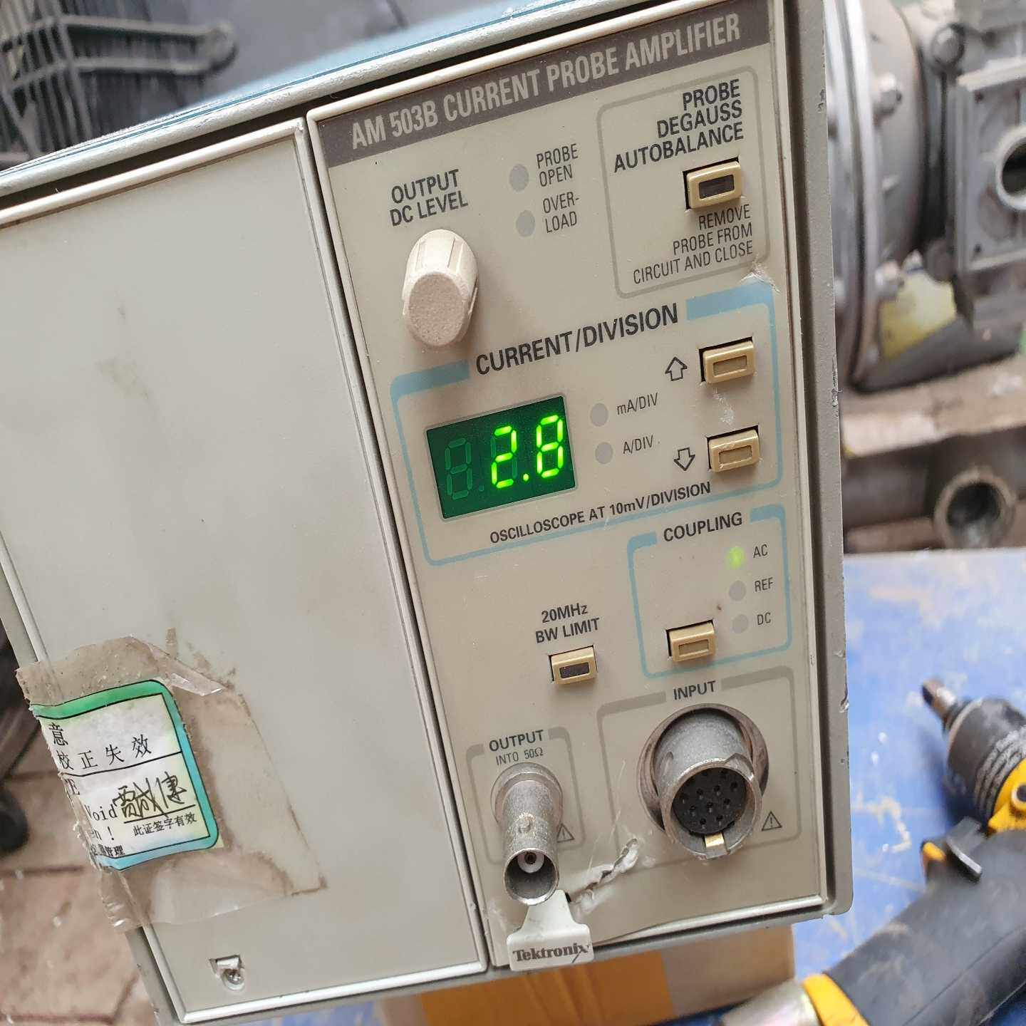 Tektronix泰克TM502A电流测试仪am503b通电--议价商品