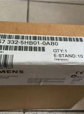 议价西门子6ES7332-5HB01-0AB0模拟量输出模块6ES73325HB010AB0现