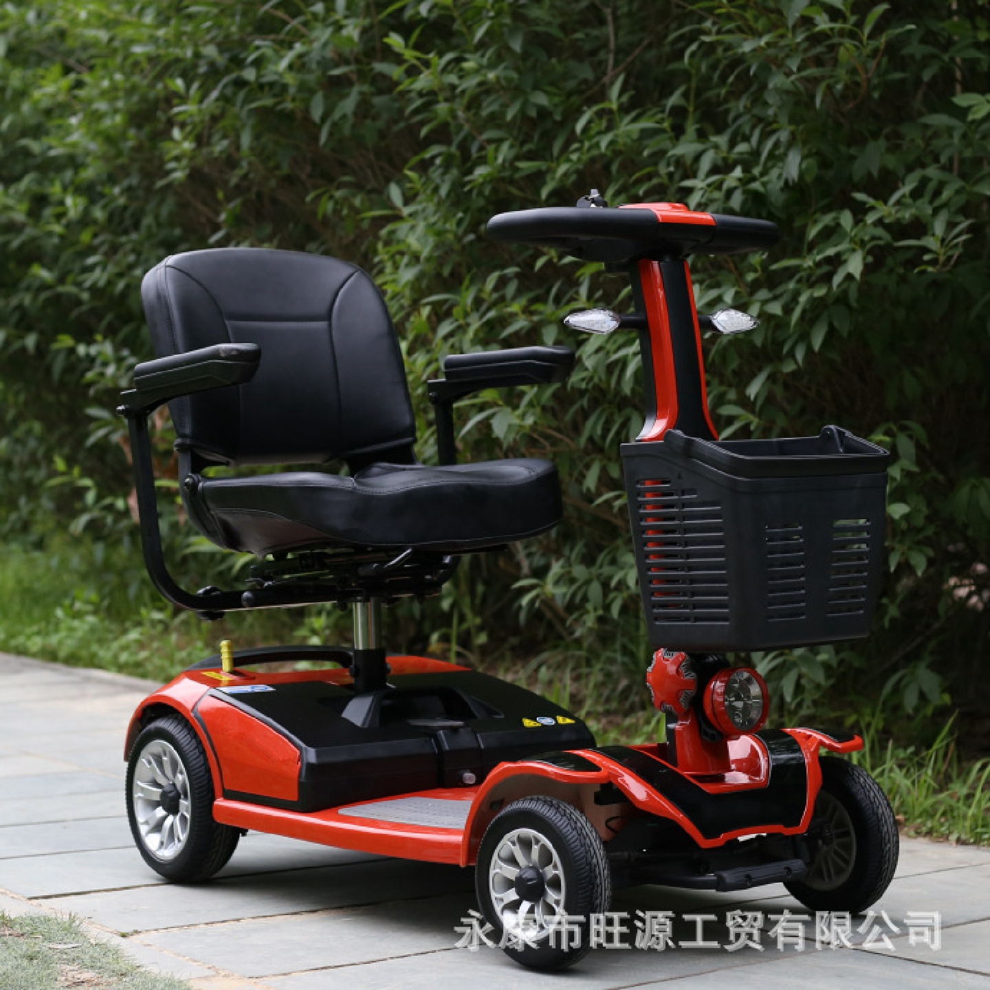 出口新能源电动观光车250W电动四轮车老年人/残疾人代步车