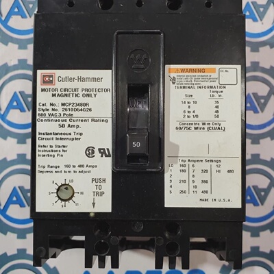 Interruptor De Circuito Cutler Hammer MCP23480R 50 Amperios