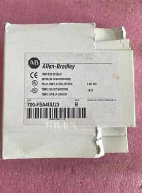 配件ABAllenBradley700FSA4UU23延时继电器议价