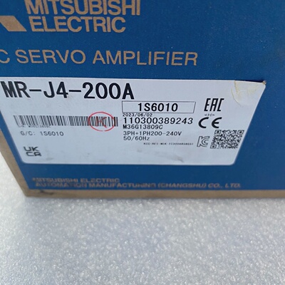 议价Mitsubishi Servo Drive Model MrJ4200A Physical Drawing B