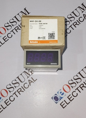 AUTONICSM4Y-DV-XX数字面板计量器电压100-240VAC快速发货