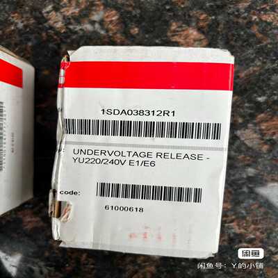ABB框架断路器E1/E6欠压脱扣器1SDA038-议价