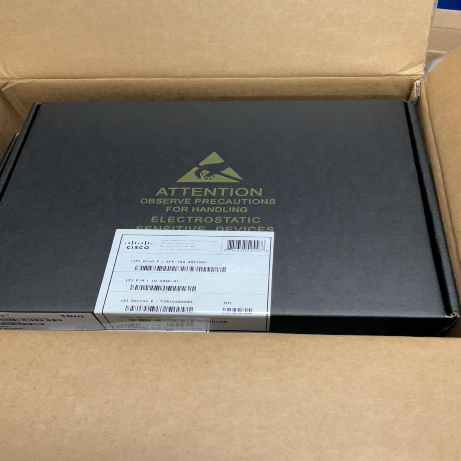 芬芳有思科CISC SFP-10G-AOC10M原包盒装现货*
