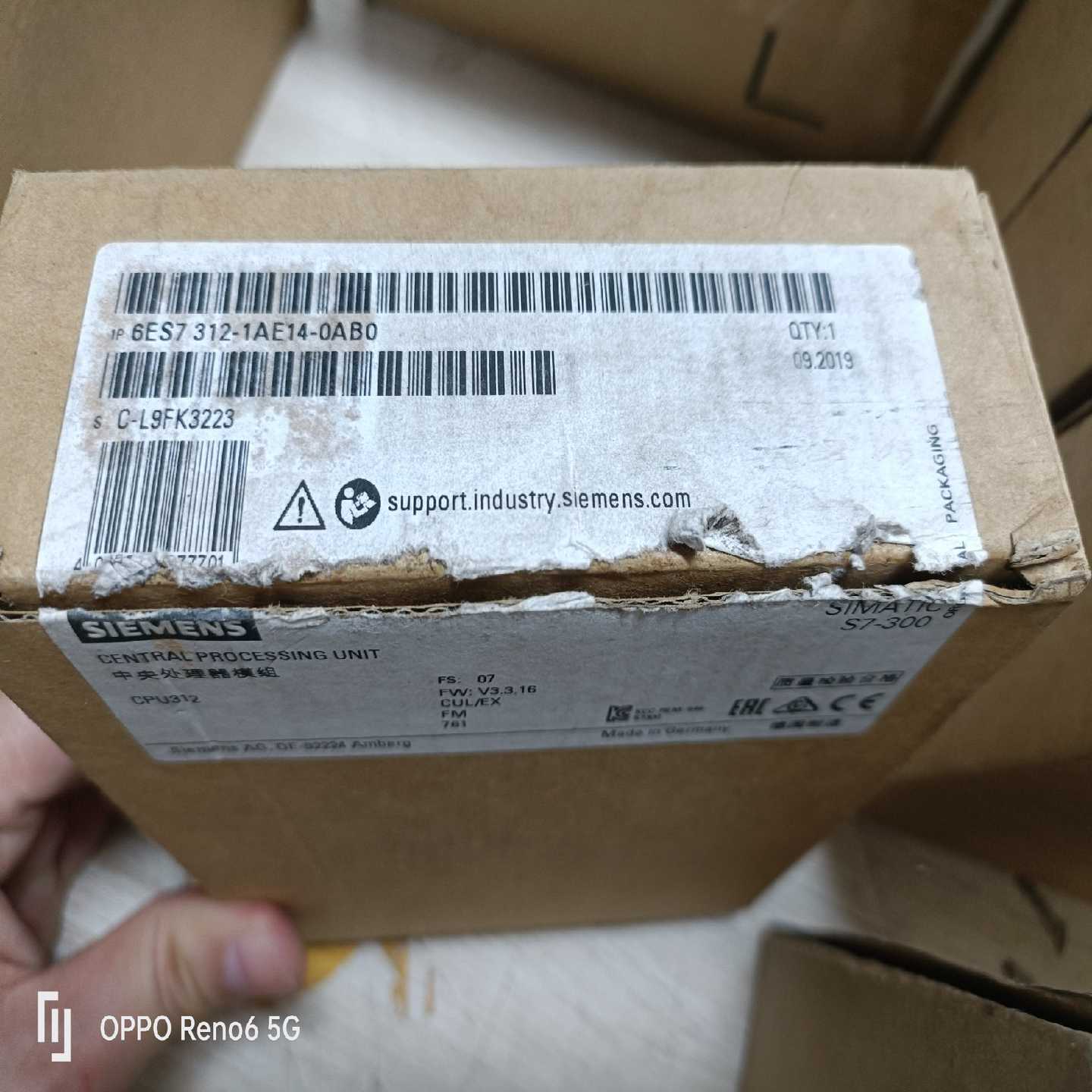 【议价】6ES7312-1AE14-0AB0仅开封适用