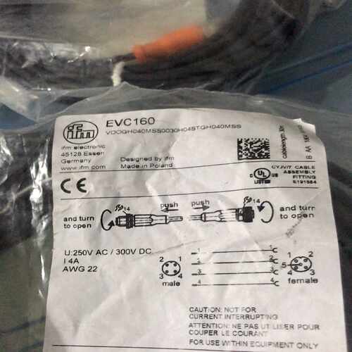 IFM易福门M12连接线EVC003 ，EVC160，EVC~询价