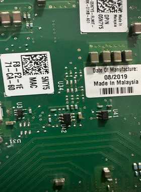 议价Dell戴尔拆机IntelX710双口万兆光纤网卡，05N