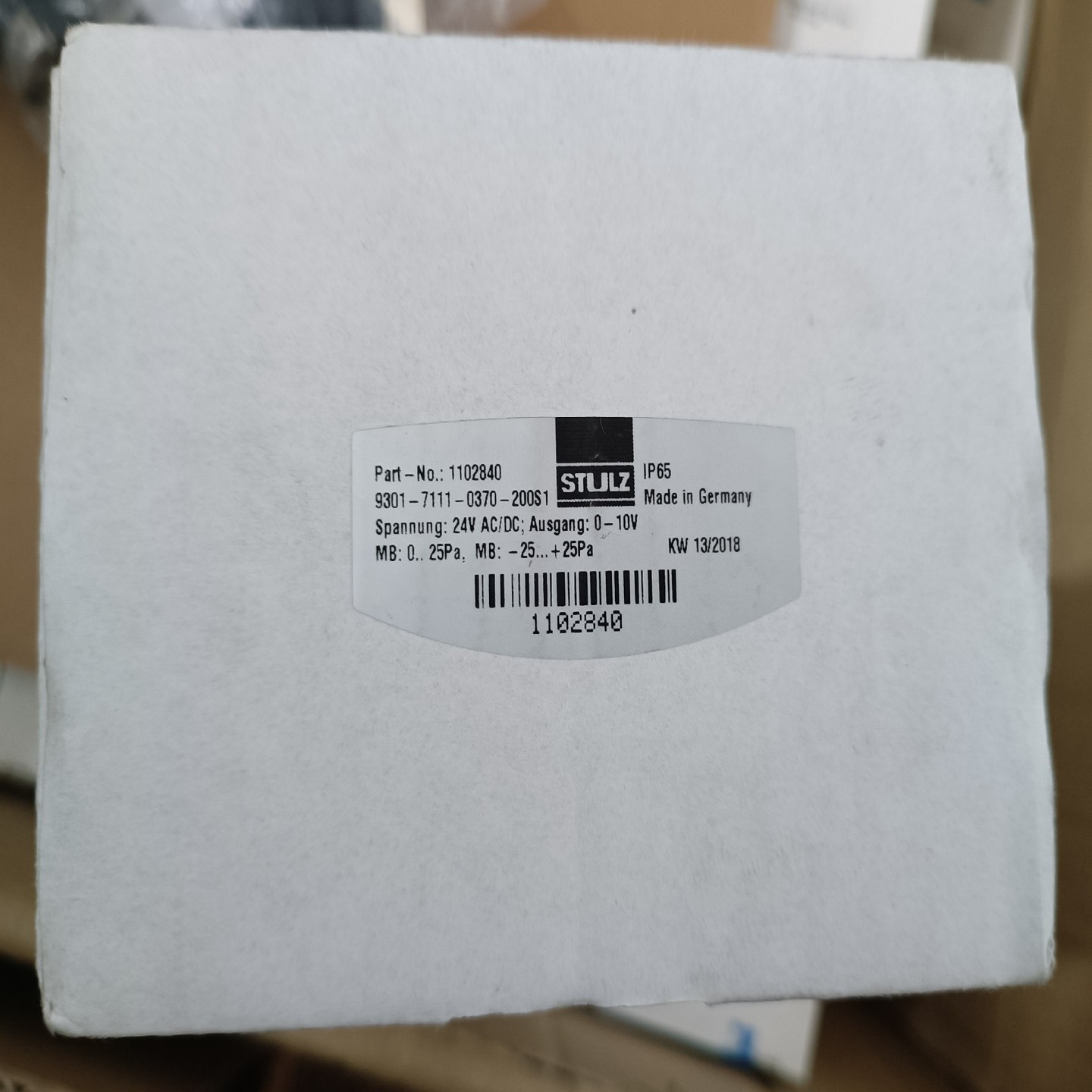 【议价】全新STULZ世图兹压力传感器9301-7111-0370-