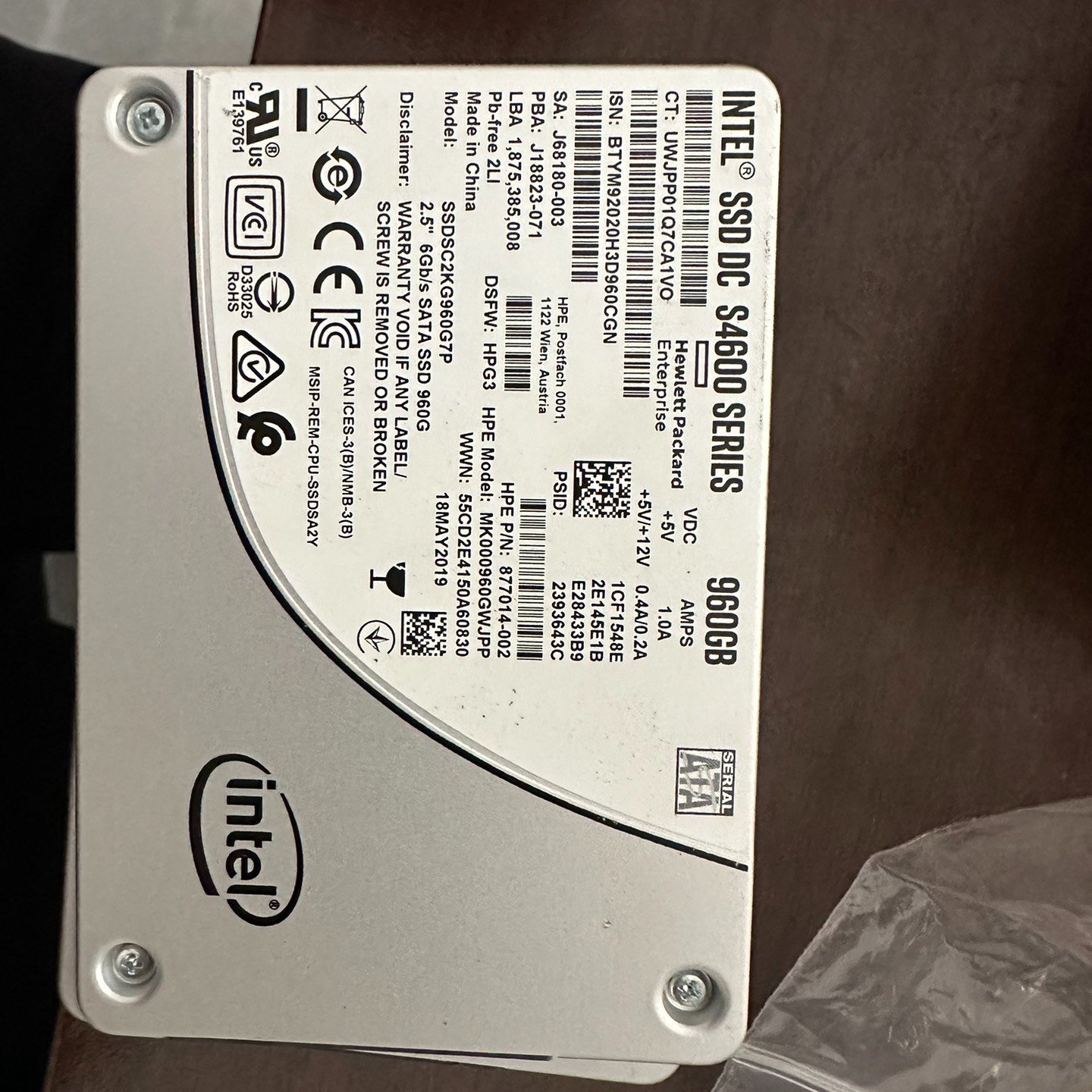 Intel英特尔S4600960G企业级固态硬盘有十几议价,电子元器件市场,其它元器件,淘宝优惠券,粉丝福利购,淘宝优惠卷