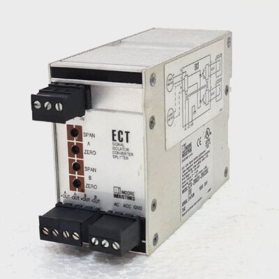MOORE INDUSTRIES ECT420MA2X420MA230AC DIN Se Isolator Conver