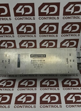 议价Fs51135034  Schaffner  Filter  50A 3 Pase 480Vac  5060Hz
