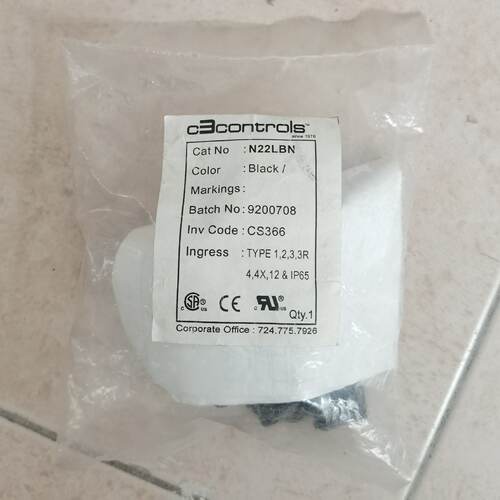 议价现货促销 全新原装 C3 CONTROLS 扭把开关 N22LBN 实物照片