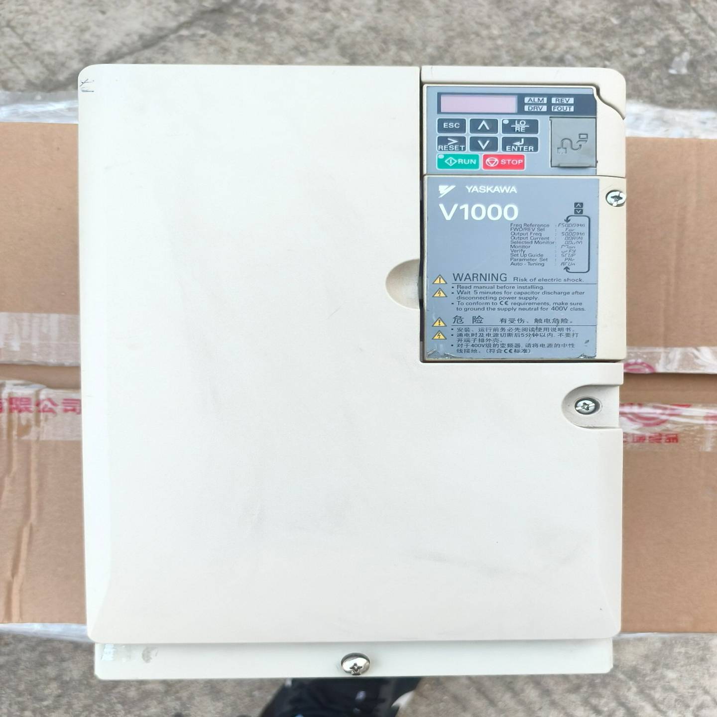 【请询价】安川变频器CIMR-VB4A0031FBA功能正常图片