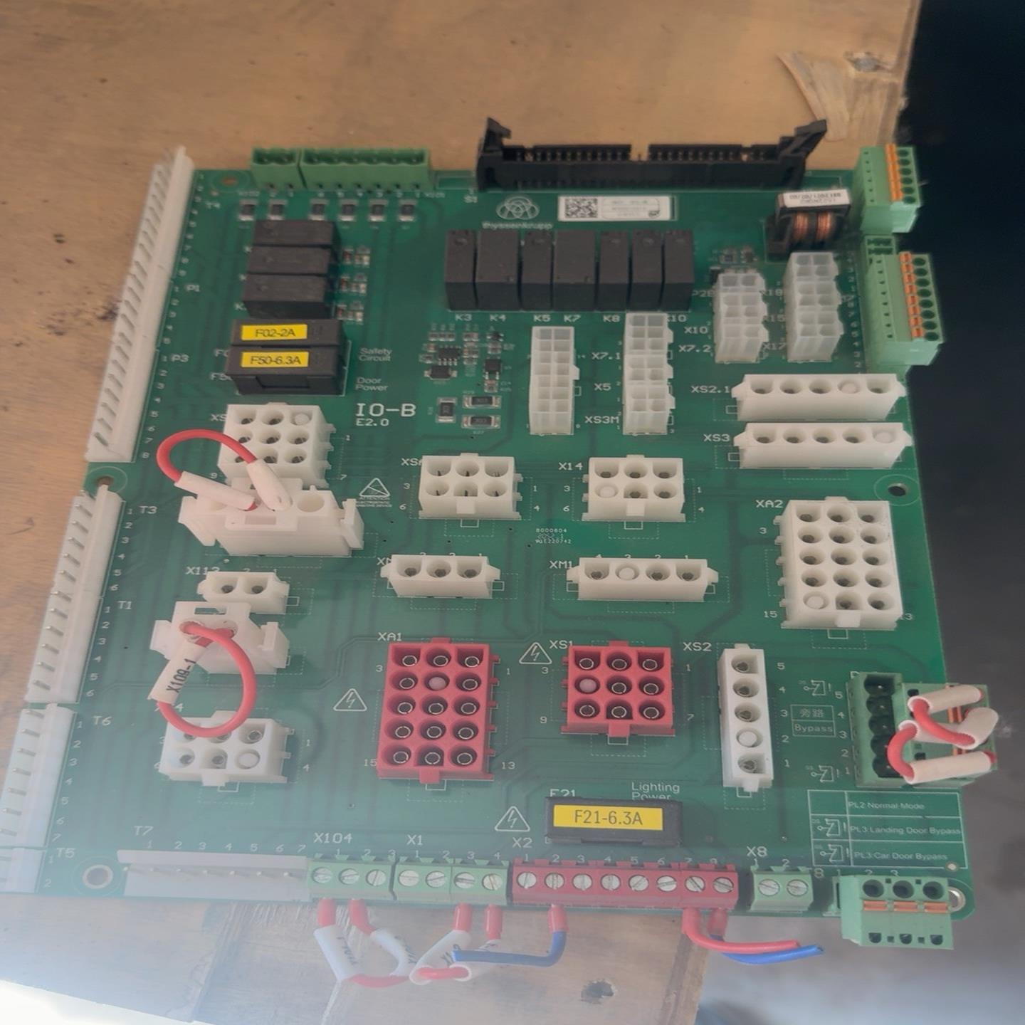 蒂森电梯配件控制柜插件板IO-B-E20 MC2-B系统原，议价