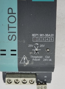 SIEMENS 6EP19613BA20 POWER SUPPLY