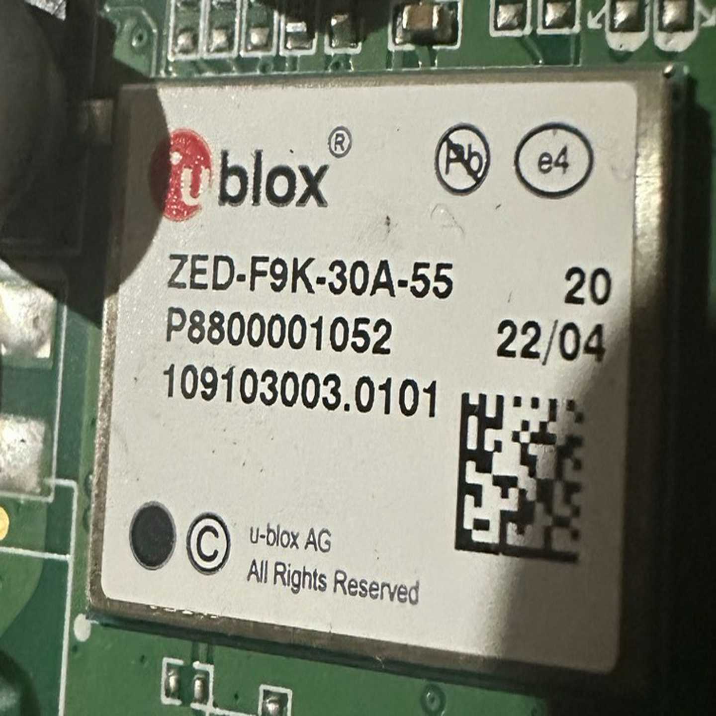 ZED-F9K-30A-55高精度车规级GNSS定位模块，新--议价商品