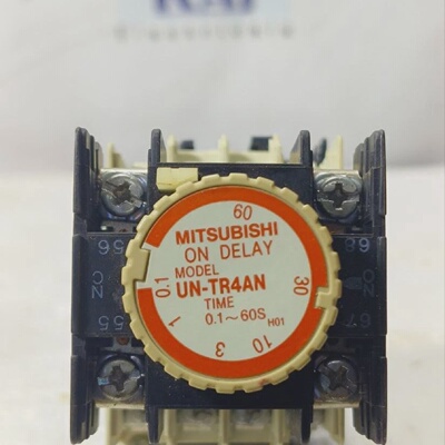MITSUBISHI SRN4 3POLE 100110V CONTACTOR RELAY WITH UNTR4AN O