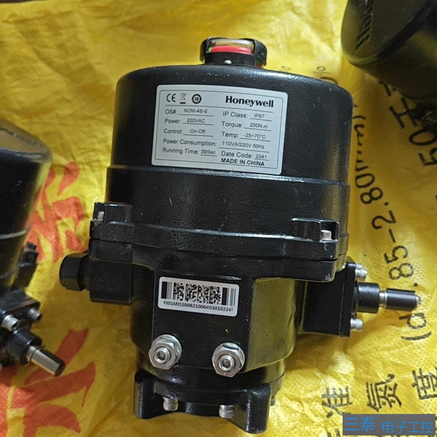 H0neywell霍尼韦尔蝶阀执行噐N0M一4B一E全，议价