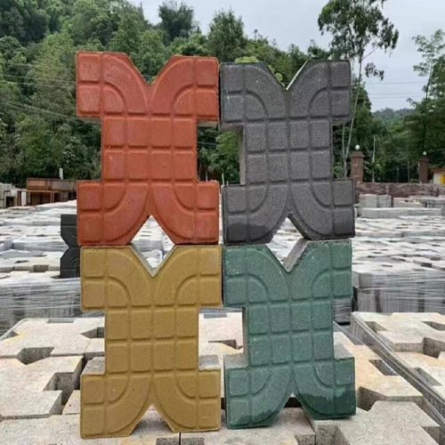 植草砖蟹脚砖八字砖井字草坪砖面包砖井字形植草砖绿化砖停车