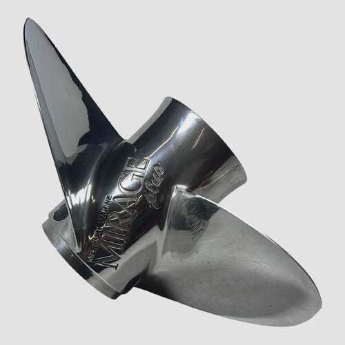 Mercury Mirage Plus 3 x 15 34 x 15P LH Stainless Steel Prope