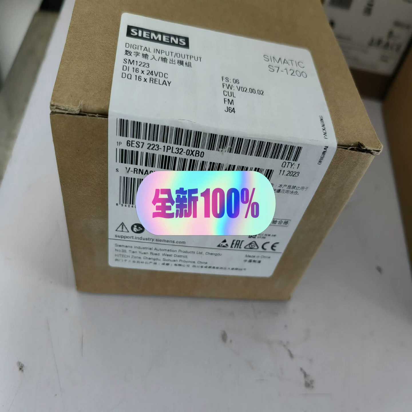 S7-1200PLC模块6ES7223-1PL32-议价