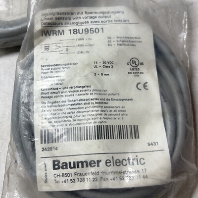 Baumer堡盟IWRM18U9501，议价商品