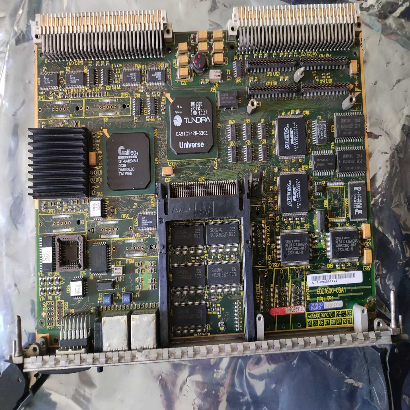 西门子CPU551板子，6DD1600-0BA1，功能正常，