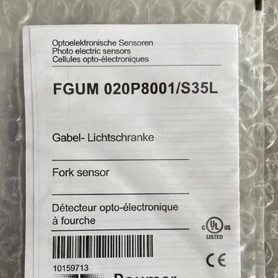 议价Baumer槽型光电感测器 FGUM 020P8001/S35L