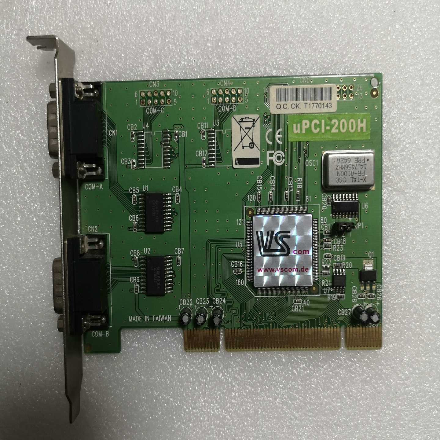 咨询-UPCI200H2路RS232卡实图