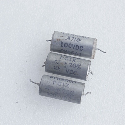 美国拆机PYRAMID0.47uf100V思碧0.68uf200V音响胆机油浸耦合电容