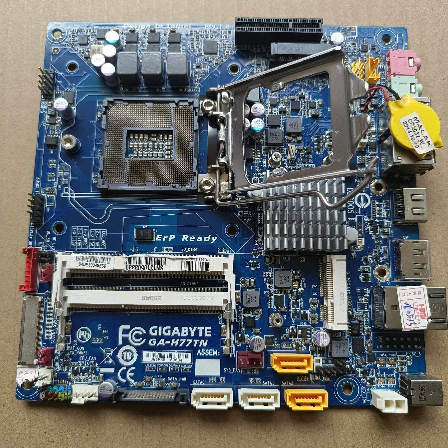 议价技嘉GAH77TN主板17x17ITX主板议价