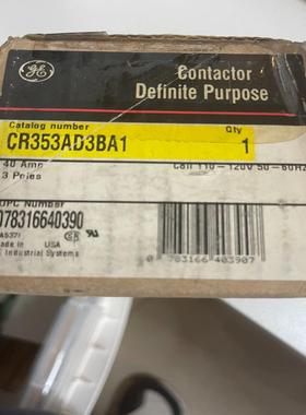 【星慕电子】GENERAL ELECTRIC CONTACTOR CR3