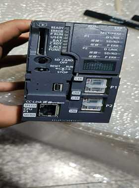 三菱原装plc R32ENCPU，成色一般  底部有裂痕处--议价商品