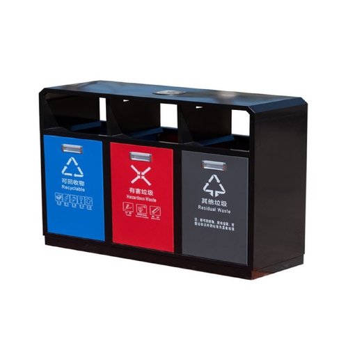 不锈钢垃圾桶商用电梯口商场公共场合大号酒店大堂立式分类果皮箱