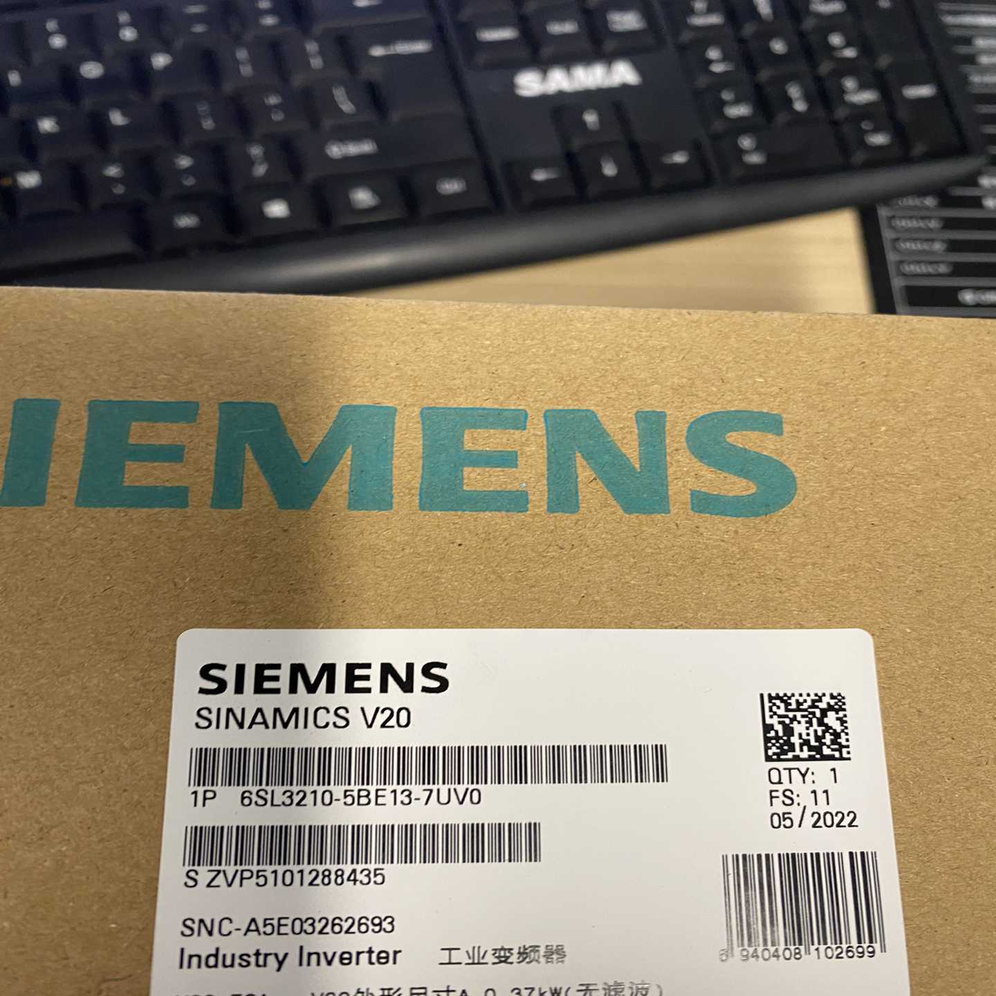 6SL3210-5BE13-7UV0V20变频器标称功询价