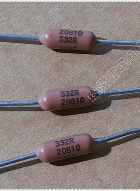 进口美国332R0.5WDALECMF60332欧金属膜电阻1/2W332