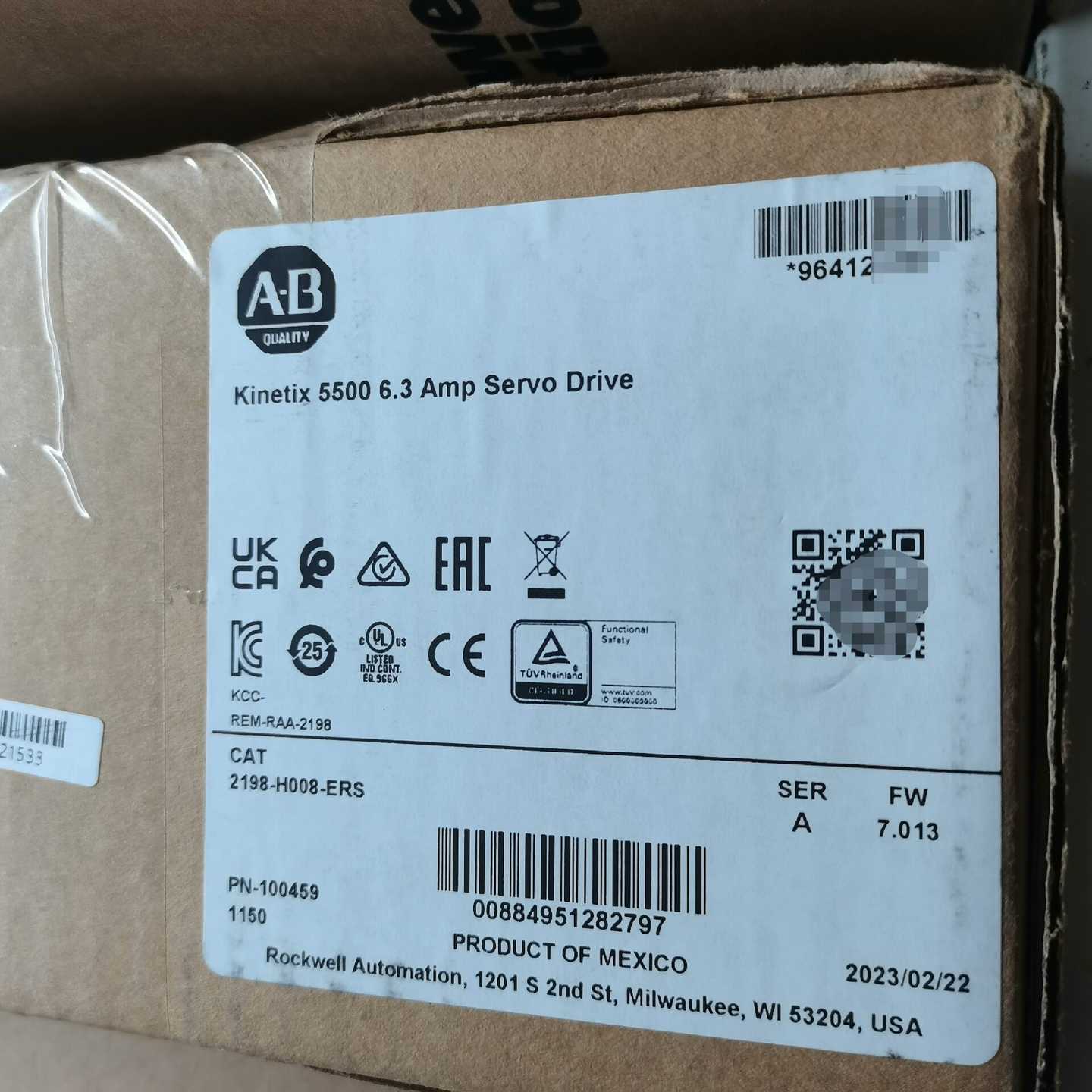 AB罗克韦尔驱动器2198-H008-ERS保修询价