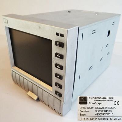 EndressHauser EH EcoGraph RSG2031BA1AA 110240V 22VA used