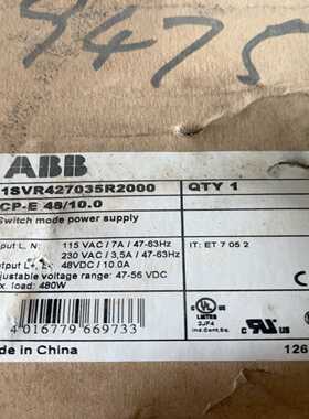 询价~abb电源 1svr427035r2000  实