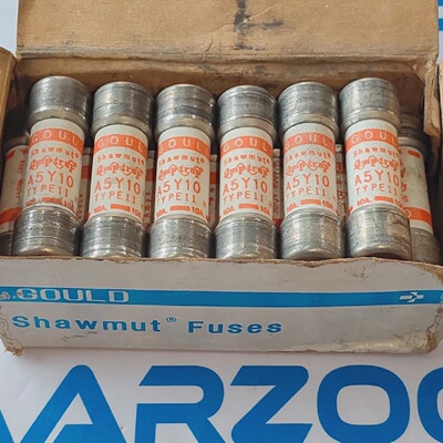 Packung 20 Gould Elektronik A5Y1011H 10A Shawmut Sicherung N