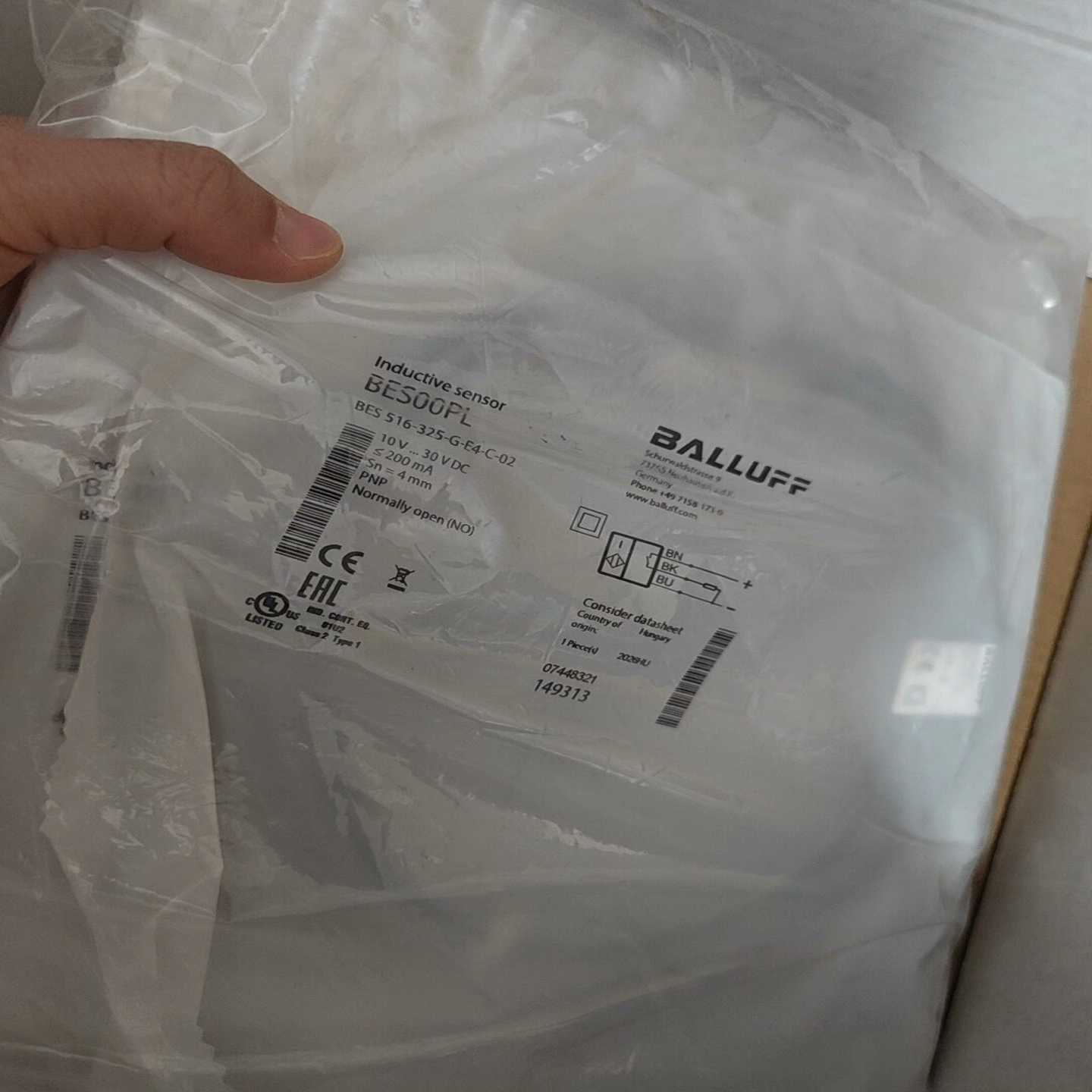 BALLUFF巴鲁夫BES00PL电感式接近开关BE询价