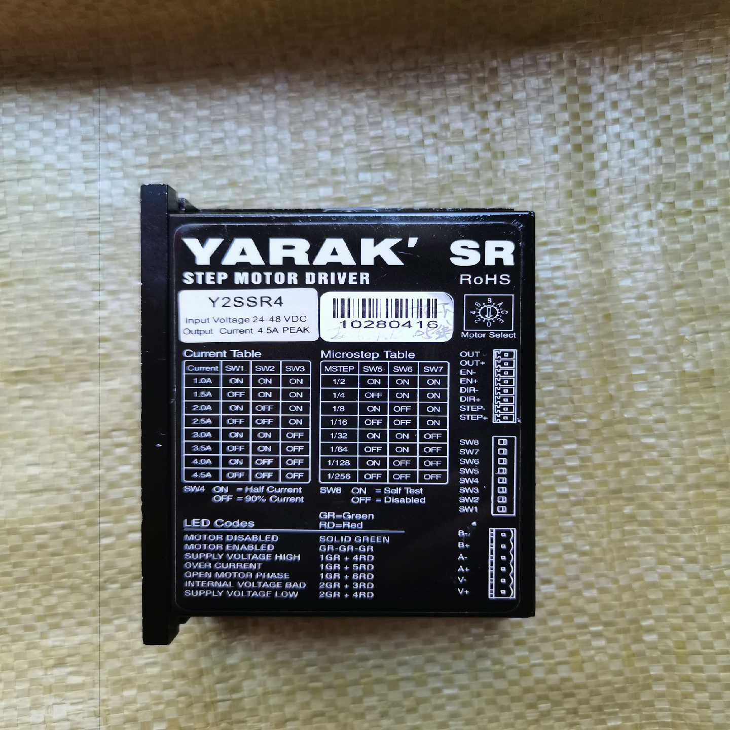 议价~的信浓步进电机驱动器 ，型号Y2SSR4，包好用，仅此一