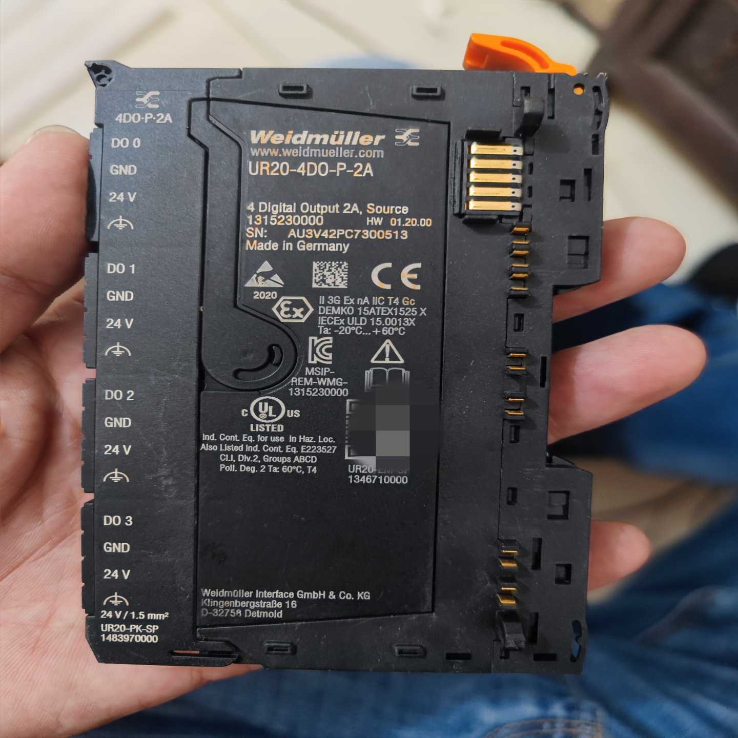 询价eidmuller魏德20-O--2模块