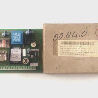 Carte De Pcb De Contrle De Combustion Automatique Saacke RSE