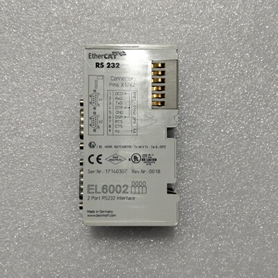 寻》》BECKHOFF EL6002 EtherCAT RS232