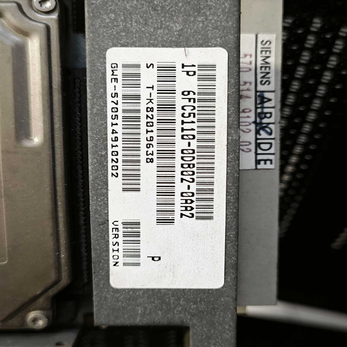 6FC5110-0DB02-0AA2  实物图片（gg设备）