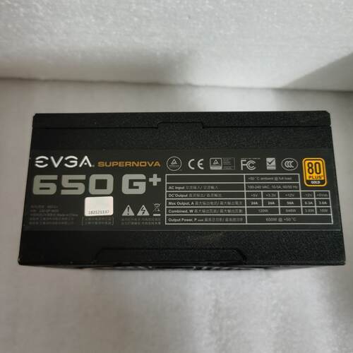 EVGA650G额定650w80Plus金牌全模组-议价