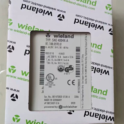 议价wieland威朗安全继电器SNA4043K-A 全新原装 现货