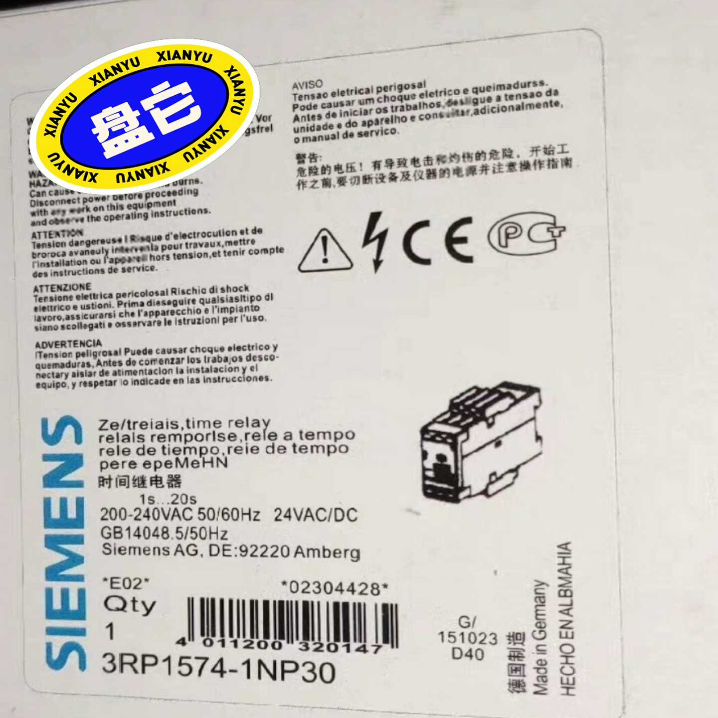 全新原装西门子时间继电器3RP1574-1NP30，3RP1--议价商品